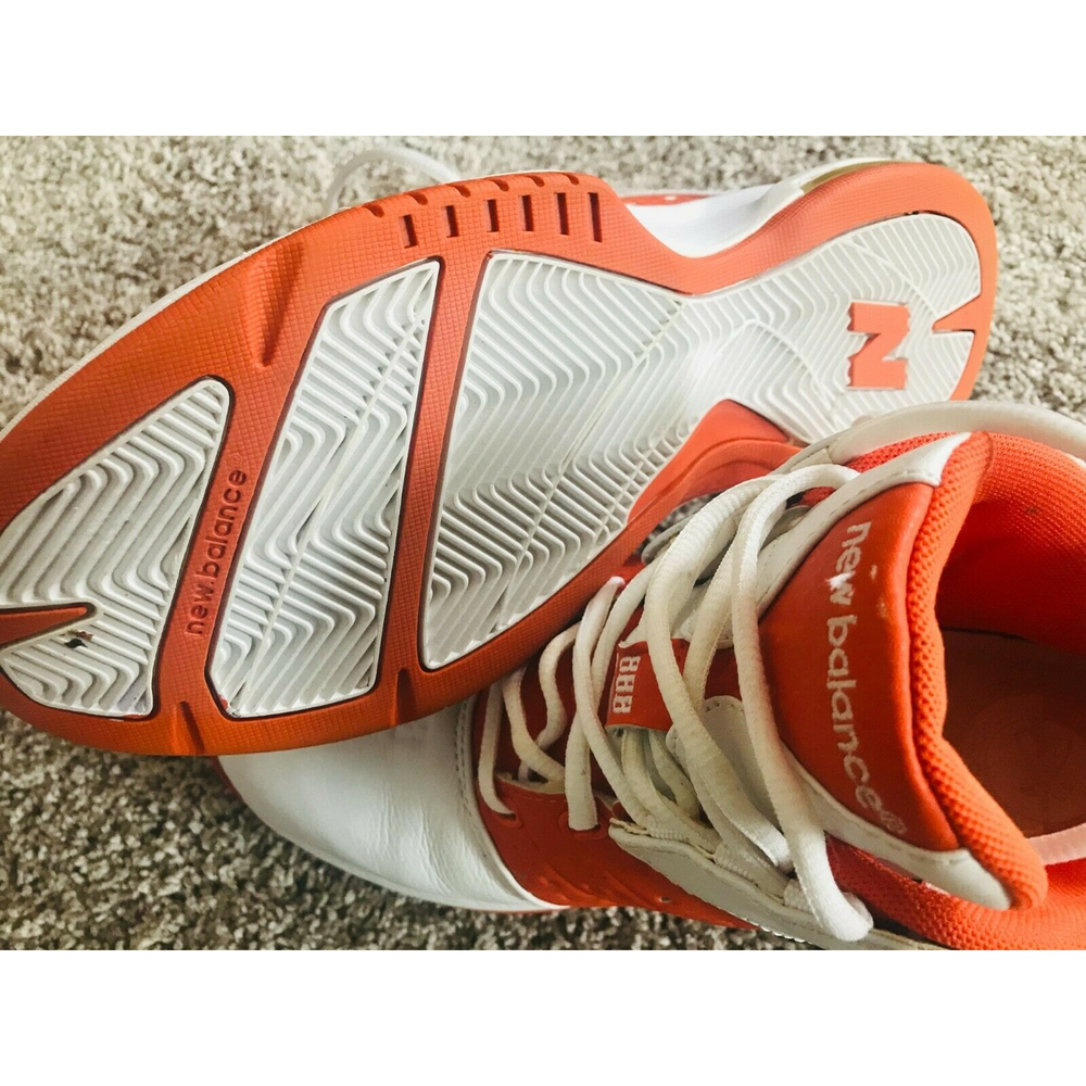 New Balance WB888OR Women's Basketball Shoes Size 9 Orange White Syracuse - Used